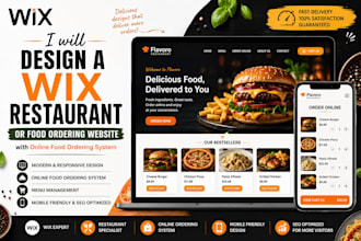 build a professional wix restaurant or food ordering website wix seo