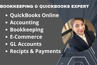 do accounting setup and clean up bookkeeping using quickbooks online