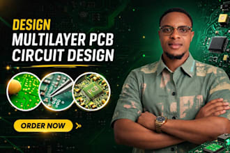 design multilayer pcb layout, circuit schematics, and embedded systems, usb