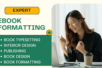 do book typesetting and book interior layout design  for print or ebook format