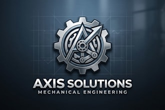 design a professional mechanical logo for your brand