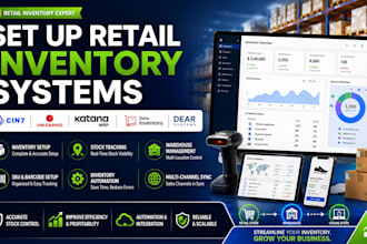 set up retail inventory on cin7 unleashed katana mrp zoho inventory dear systems