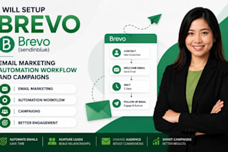 setup brevo sendinblue email marketing automation workflow and campaigns