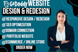 develop godaddy design redesign godaddy  landing page ecommerce website store
