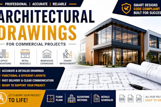 provide texas residential commercial architectural drawings and building plans