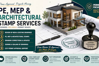 do pe stamp, mechanical, architectural seal for dallas, houston, miami