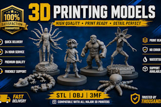 create custom stl models for 3d printing