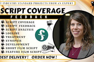 provide professional screenplay coverage development notes quality analysis