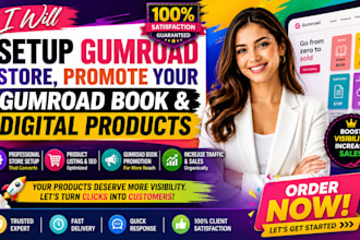 setup gumroad store gumroad book promotion gumroad digital product