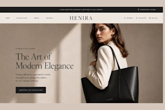 design shopify leather bag store leather bag product store fashion leather belt