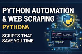 write a python automation or web scraping script