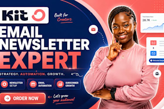 setup convertkit email sequence kit newsletter landingpage convertkit automation