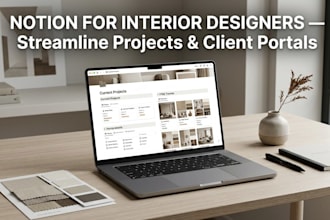 design interior design notion templates for project management custom notion