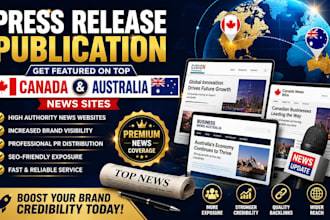 publish your PR on high quality news sites in canada and australia