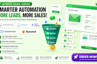 do sharpspring vbout lead liaison salesmate nutshell email marketing automation