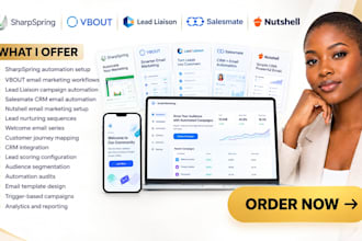 sharpspring vbout lead liaison salesmate nutshell email marketing automation