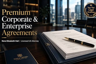 draft high value corporate agreements and business contracts