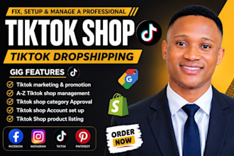 setup tiktok shop fix tik tok dropshipping tiktok shop marketing tiktok shop ads