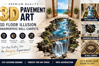 design 3d pavement art 3d floor illusion art anamorphic wall carpets images