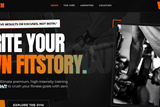 design and build a responsive business landing page