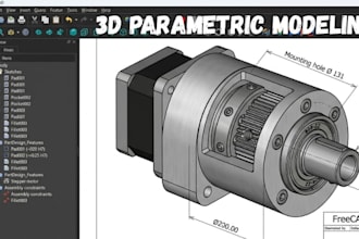 do 3d parametric modeling and assembly in freecad