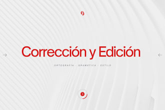 be your professional spanish editor and proofreader