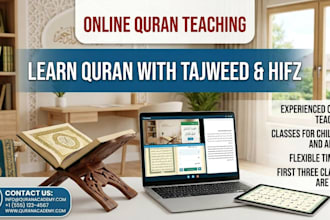 be your online quran teacher and teach quran with tajweed