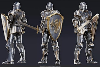 design wearable cosplay creation cosplay model, anime cosplay armor for 3d print
