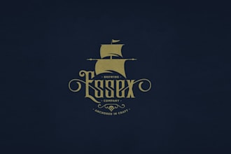 design historic brewery logo
