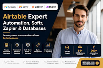airtable expert, airtable automation, airtable database, softr, zapier