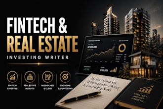 write premium fintech and real estate investing blog posts