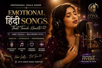 record soulful bollywood and hindi female vocals