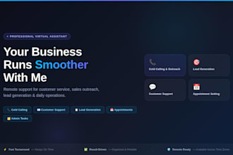 be your virtual assistant for customer support, sales, and cold calling