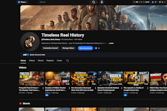 create a complete youtube channel branding and setup