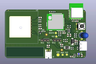create rf pcb design, antenna integration, hfss simulation and iot hardware