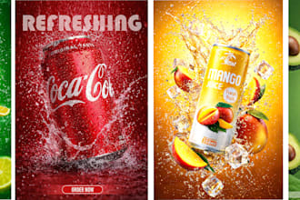 design stunning product advertising flyers for social media