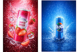 create stunning product advertising posters for social media
