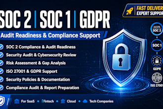 provide soc 1 soc 2 audit readiness, grc support and compliance documentation