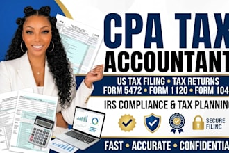 be cpa tax accountant for tax consulting, filling, planning, international tax