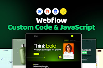 add custom javascript and custom code to your webflow site