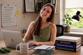 professional beta reader with detailed book feedback