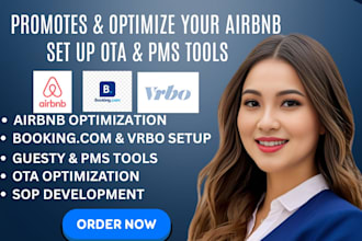 promote your airbnb listing and set up ota and pms tools