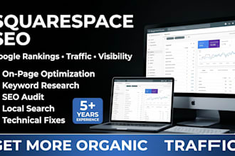 optimize squarespace seo for google rankings, traffic and visibility