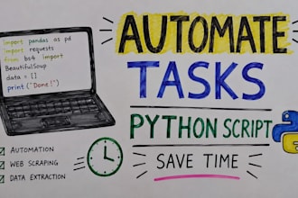automate tasks and scrape data using python