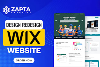 do wix website design, wix website redesign and wix business website