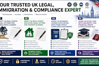 draft UK real estate solicitor legal letters for tenants and banks
