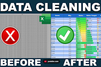 clean, format and organize your datasets accurately