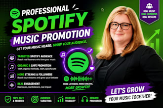 organic spotify music create and run advertising to promote your spotify music