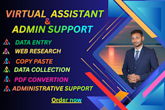 be your remote virtual assistant, admin support, office administration
