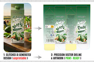 convert your ai generated packaging concepts into production ready dielines